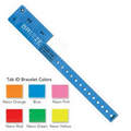 5/8" 2-Tab ID Bracelet with 1-Color Imprint
